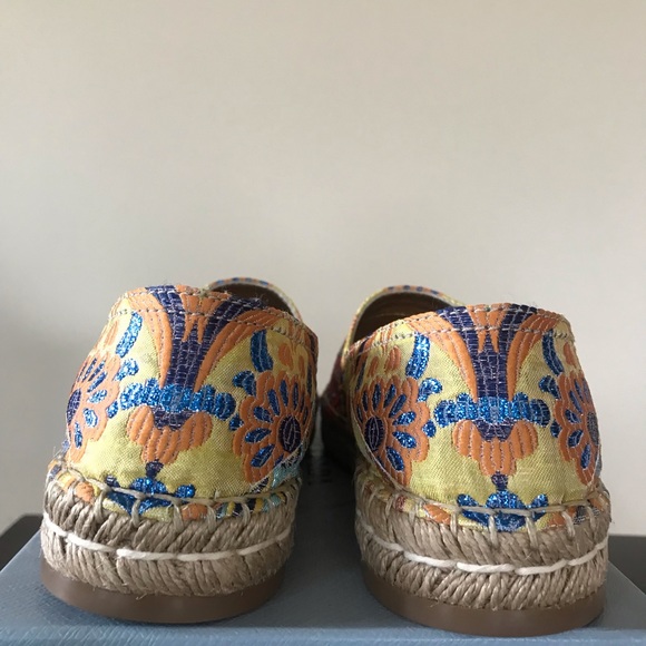 Prada Multicolor Jacquard 20mm Espadrille - Picture 10 of 15